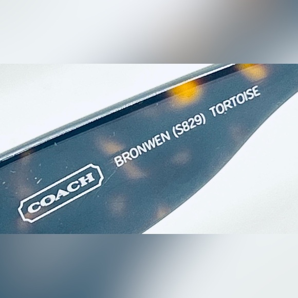 Coach BRONWEN S809 Tortoise Oval Sunglasses Frames Only - Picture 7 of 8